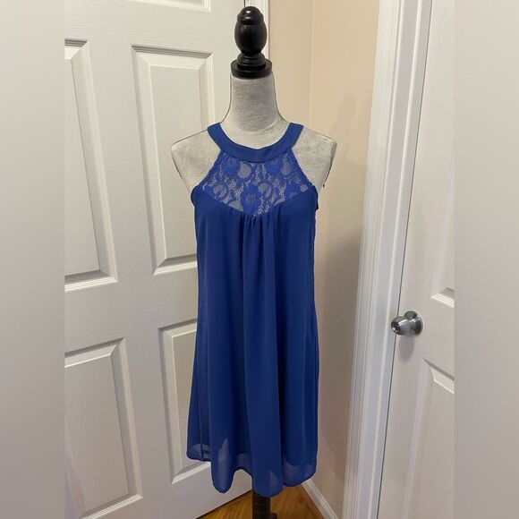 Blue shirt dress - Picture 1 of 3